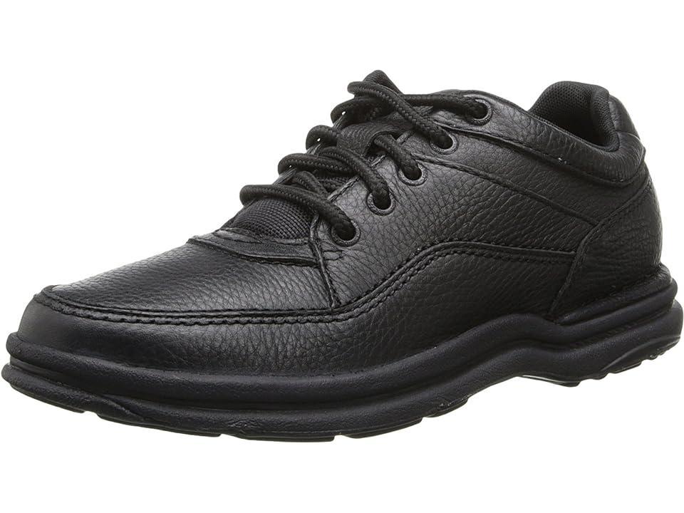 Rockport World Tour Classic Walking Shoe Tumbled Leather) Men's Lace up casual Shoes Product Image