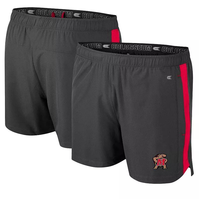 Mens Colosseum Charcoal Maryland Terrapins Langmore Shorts Product Image