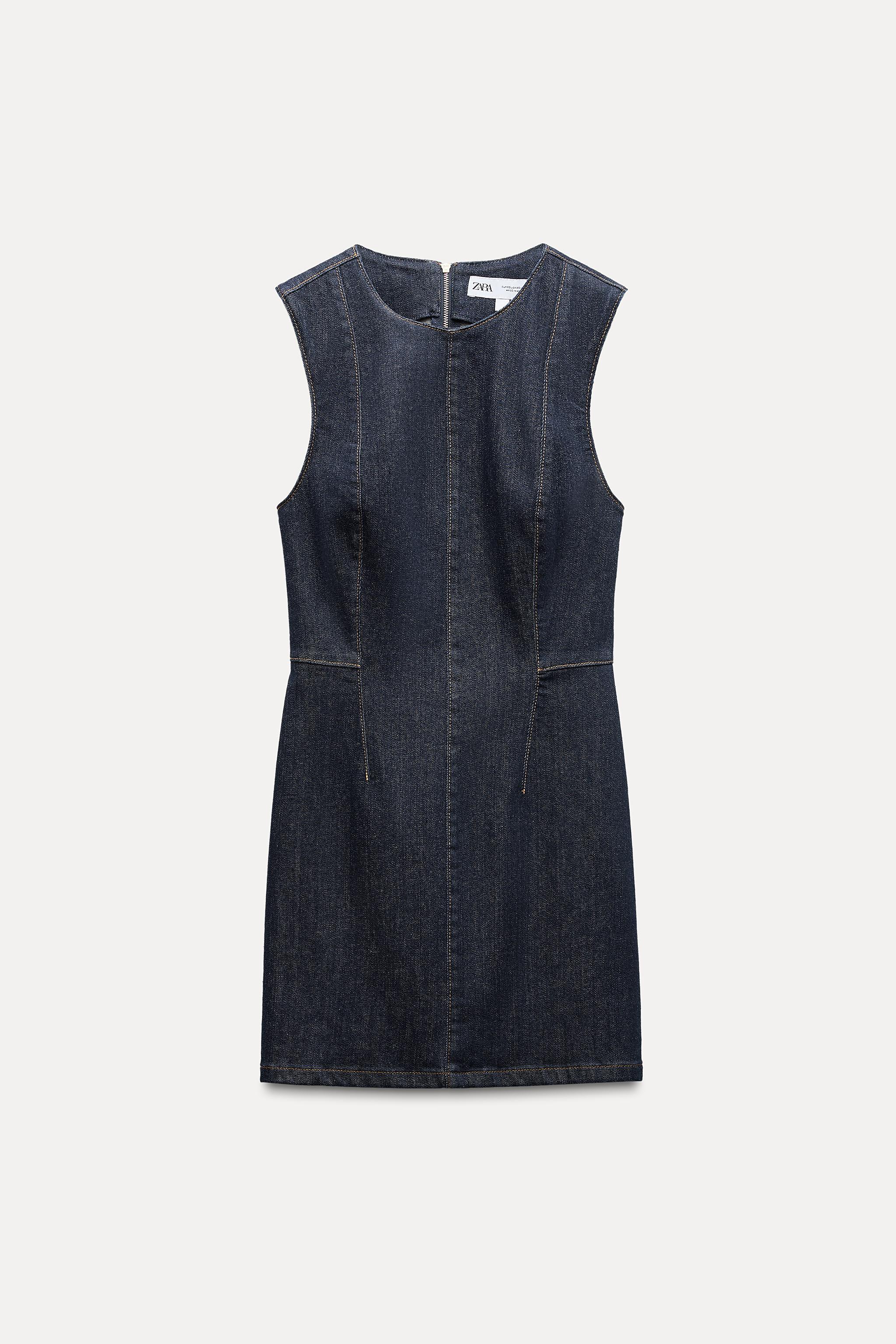 DENIM TRF DRESS Product Image