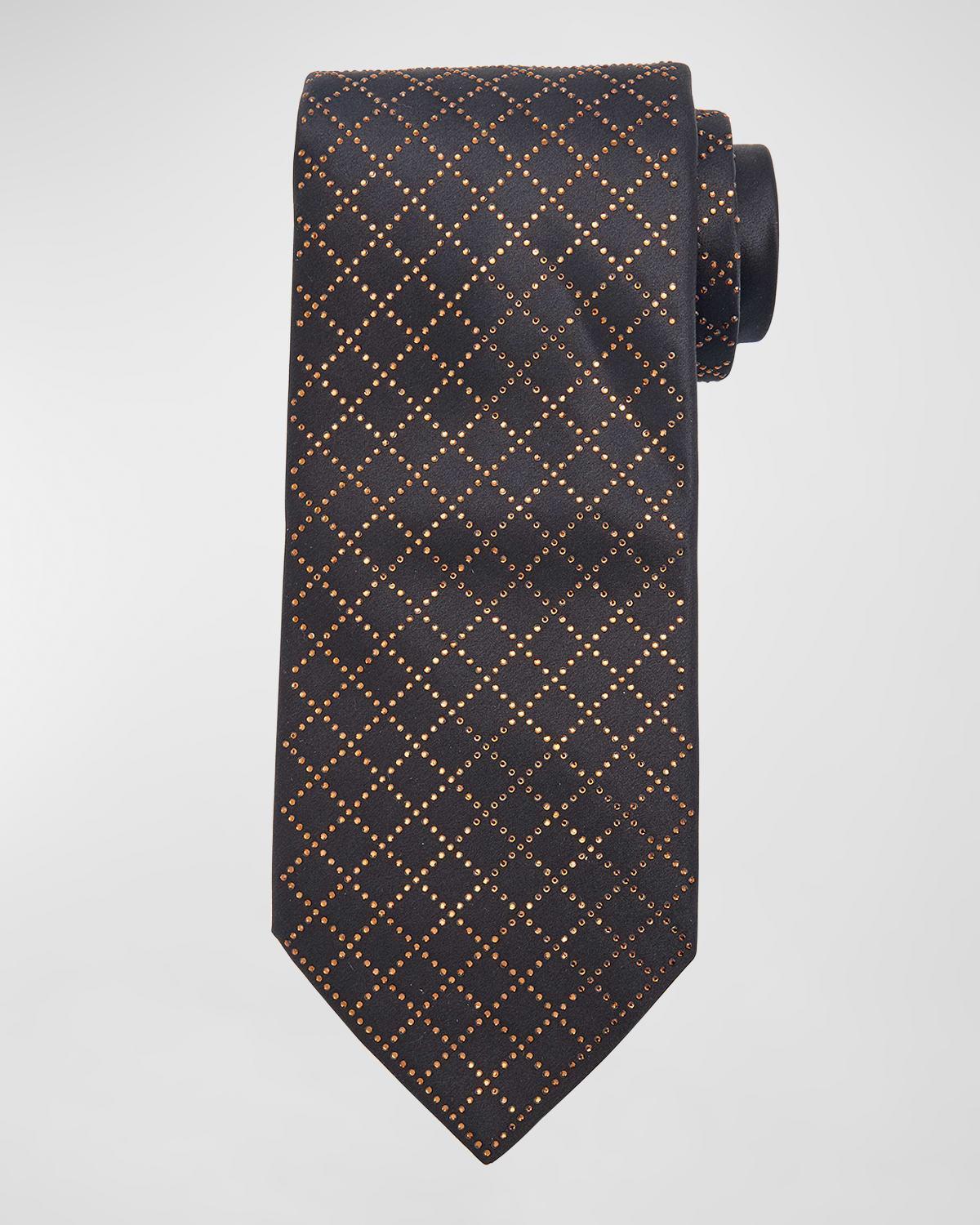 Mens Crystal Satin TIe Product Image