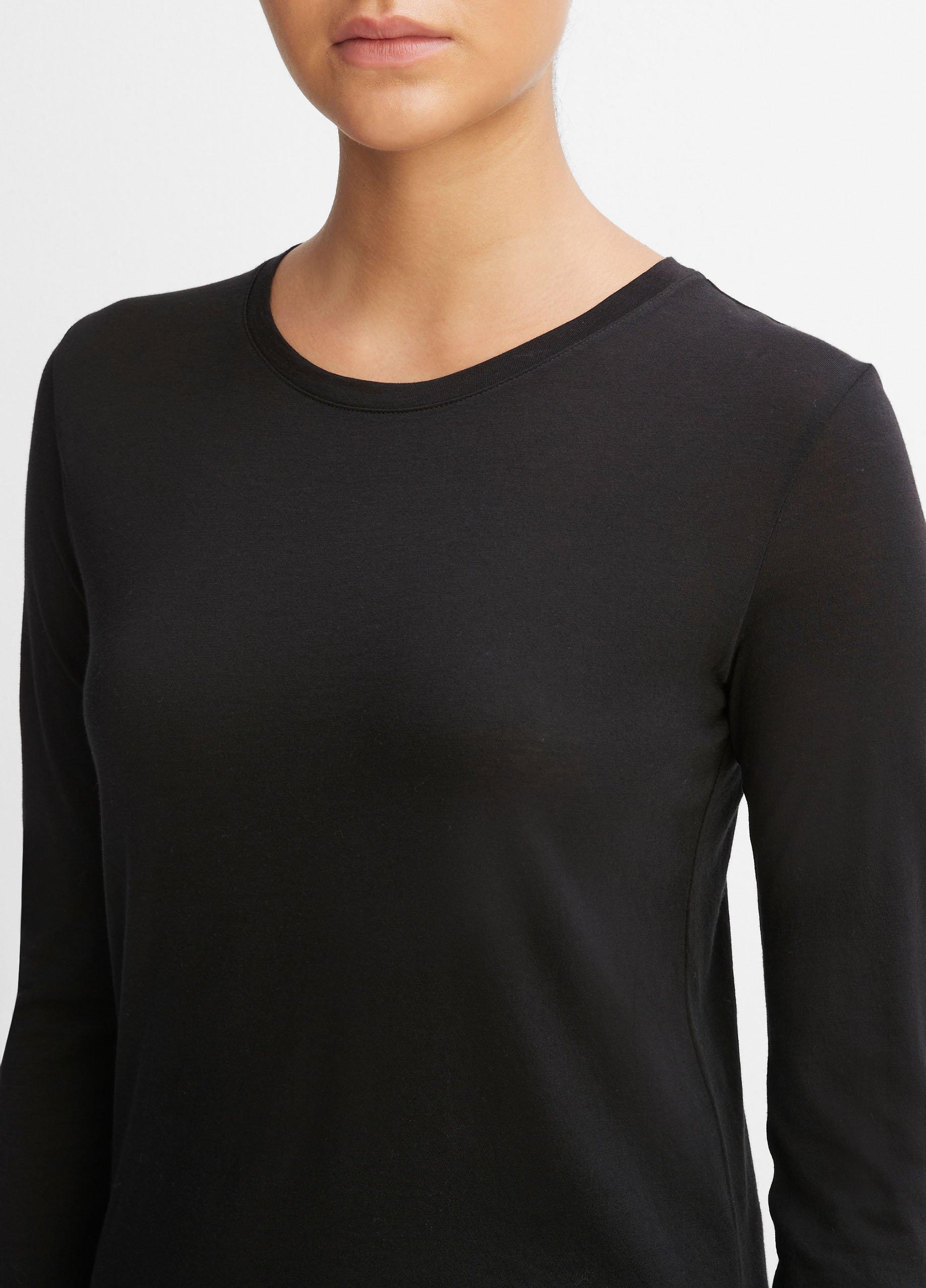 Essential Long Sleeve Crew Neck T-Shirt Product Image