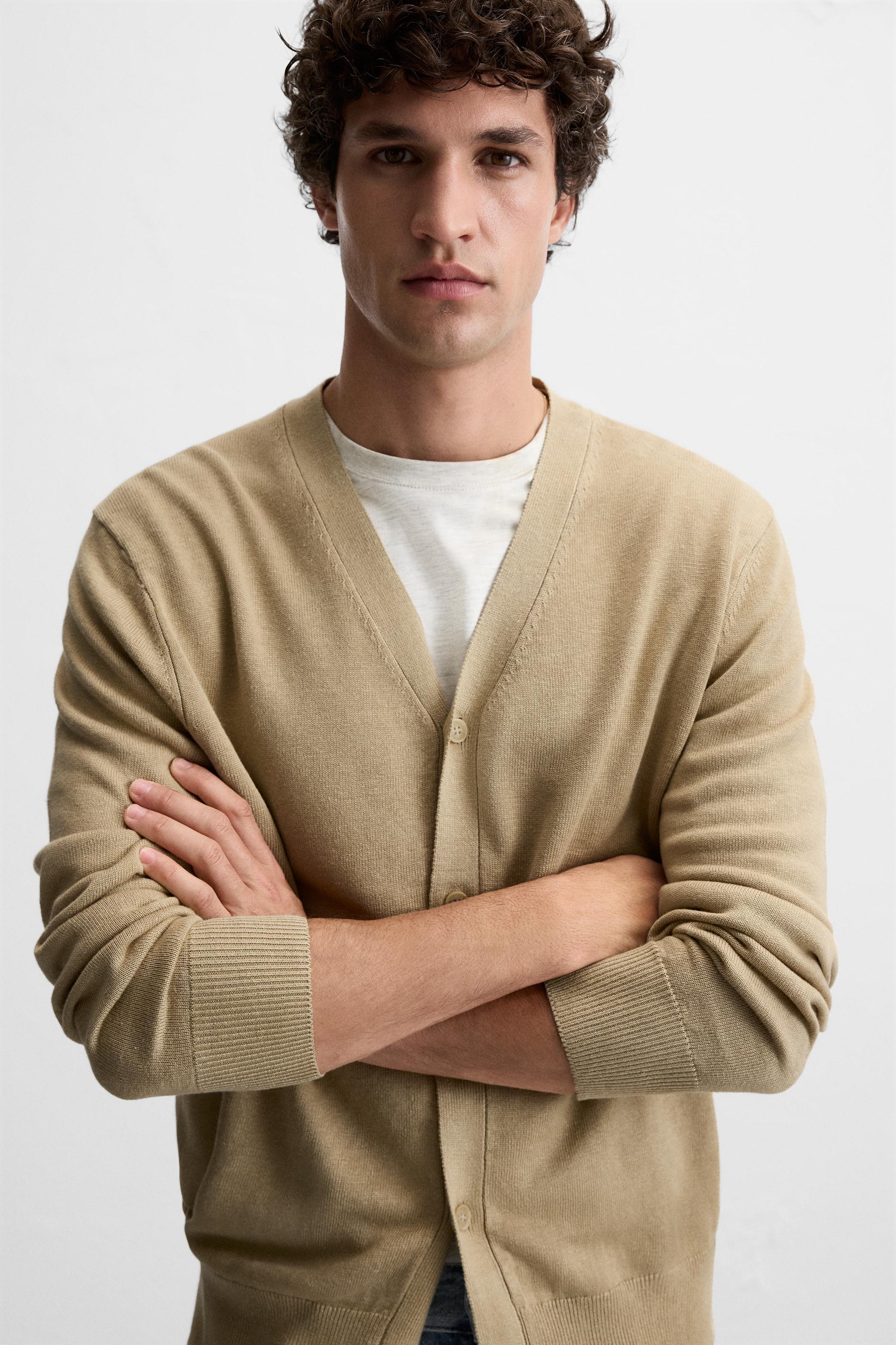 LINEN - VISCOSE CARDIGAN Product Image