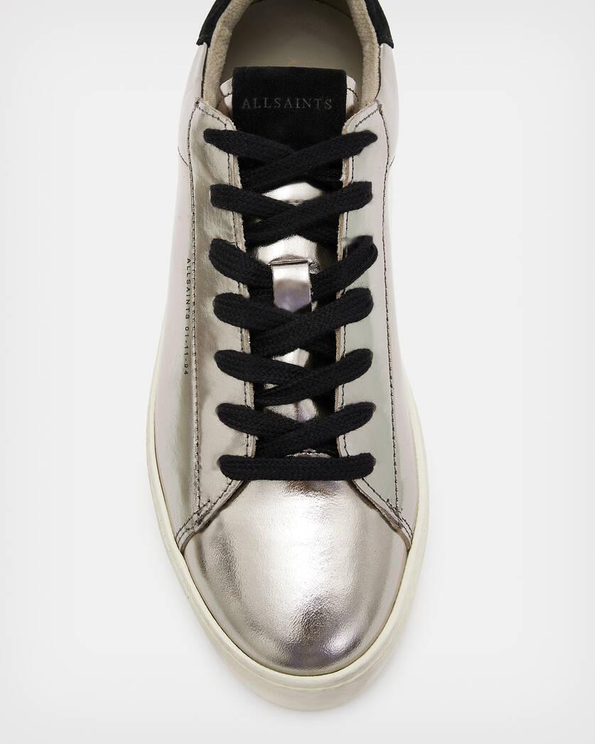 Shana Metallic Leather Sneakers Product Image