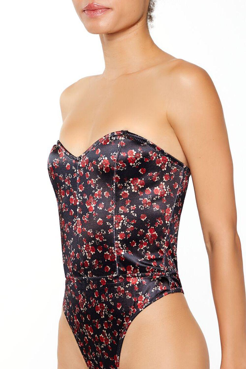 Floral Print Lingerie Bodysuit | Forever 21 Product Image