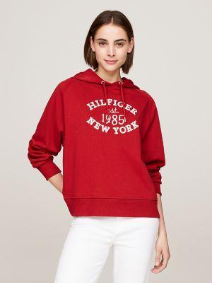 Hilfiger 1985 Logo Raglan Sleeve Hoodie Product Image