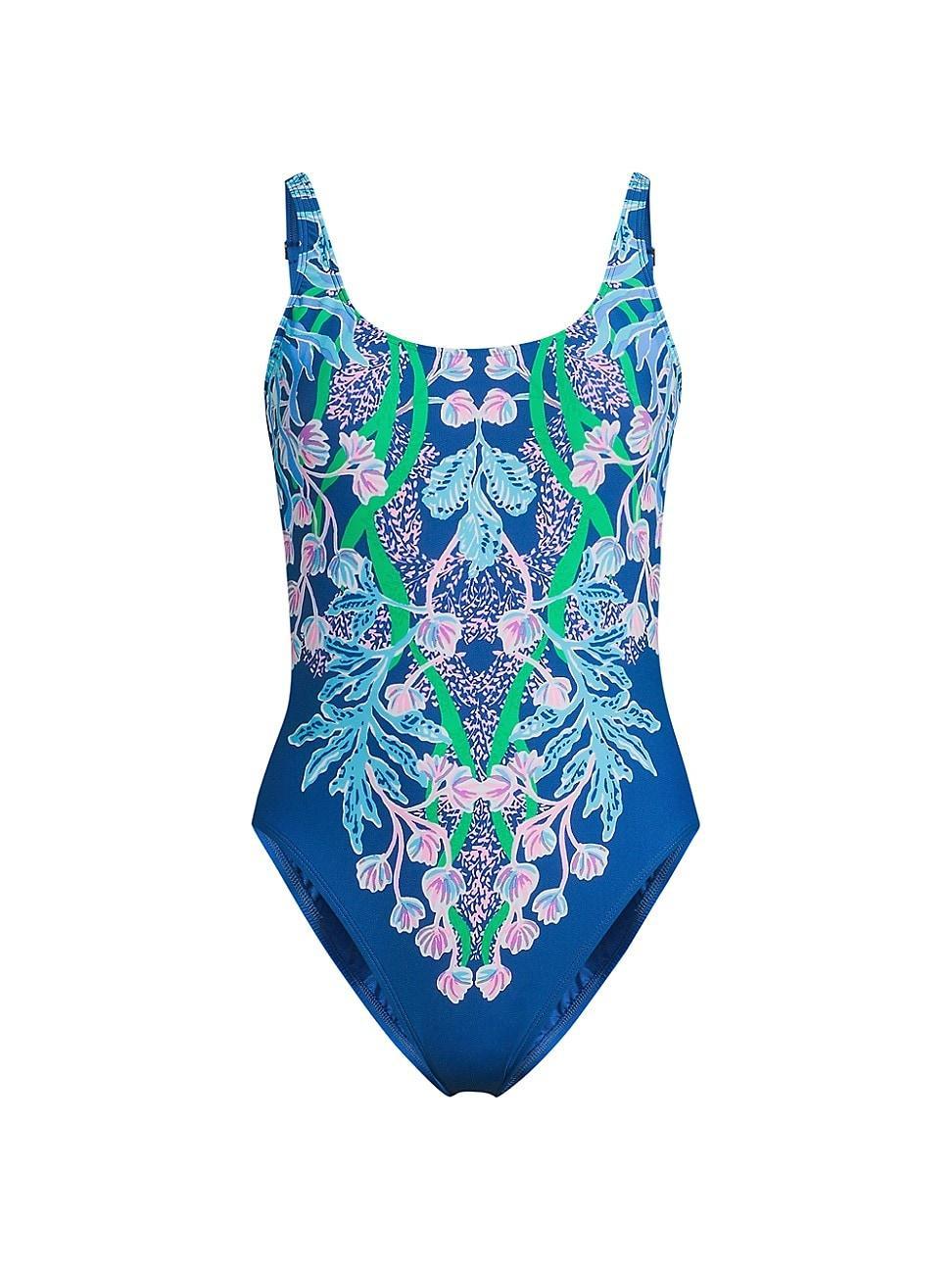 Womens Brin Floral One-Piece Swimsuit Product Image