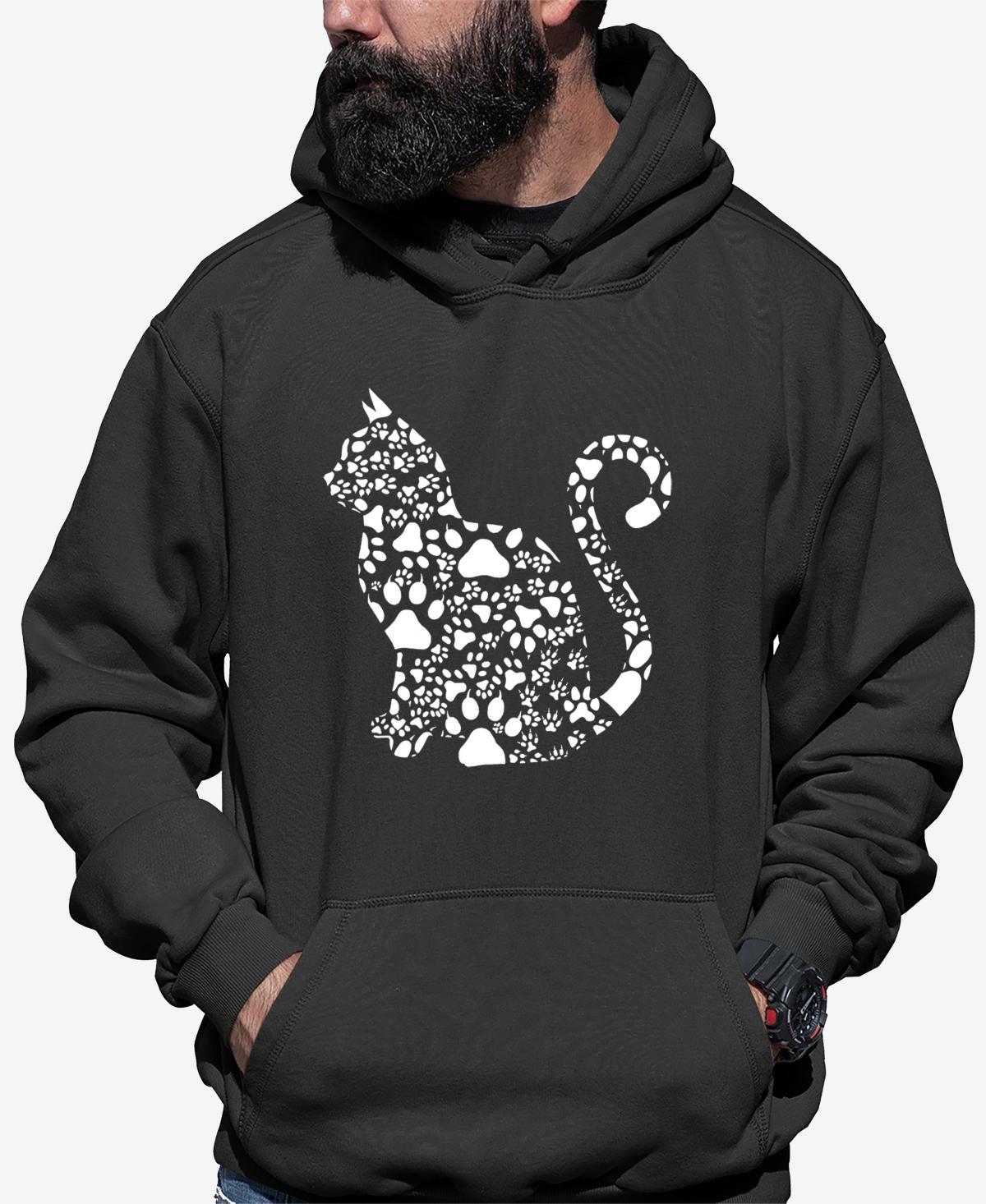 La Pop Art Cat Claws - Mens Word Art Hooded Sweatshirt Product Image