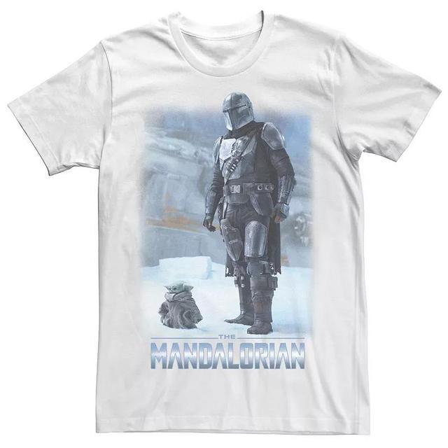 Big & Tall Star Wars: The Mandalorian & The Child Icy Portrait R12 Tee, Mens Product Image