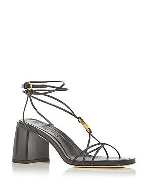 Jimmy Choo Womens Onyxia 70 Strappy Block Heel Sandals Product Image