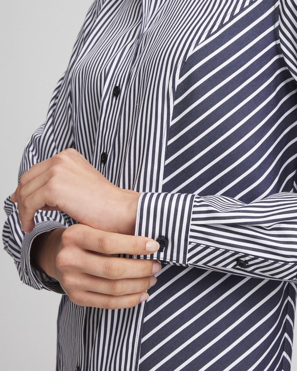 No Iron® Mixed Stripes Tunic Product Image