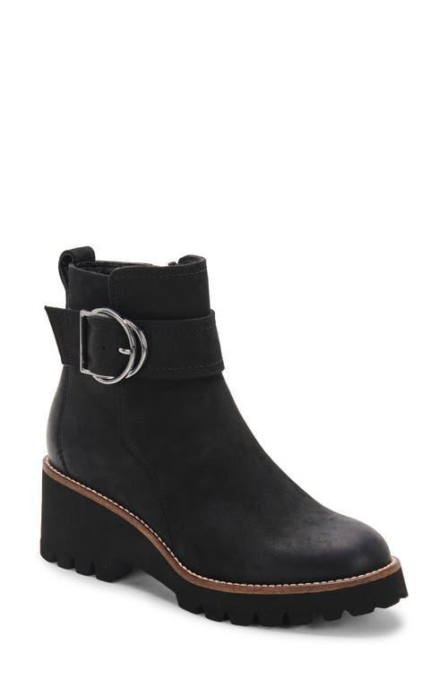 Blondo Dagger Waterproof Nubuck Leather Buckle Detail Booties Product Image