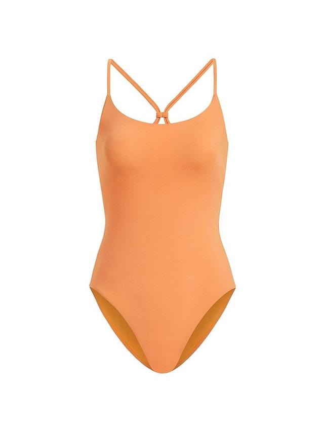 Womens Makena Crisscrossed One-Piece Swimsuit Product Image