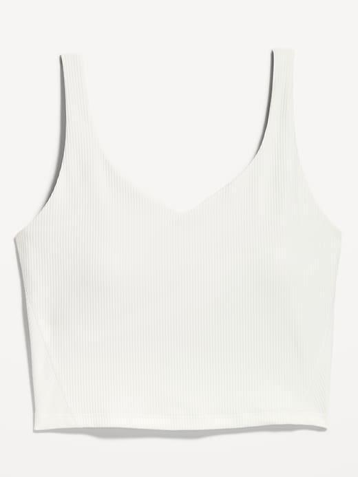 Light Support PowerSoft Ribbed Longline Sports Bra Product Image