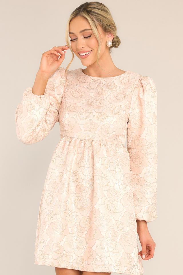 Help Me Find Love Peach Mini Dress Product Image