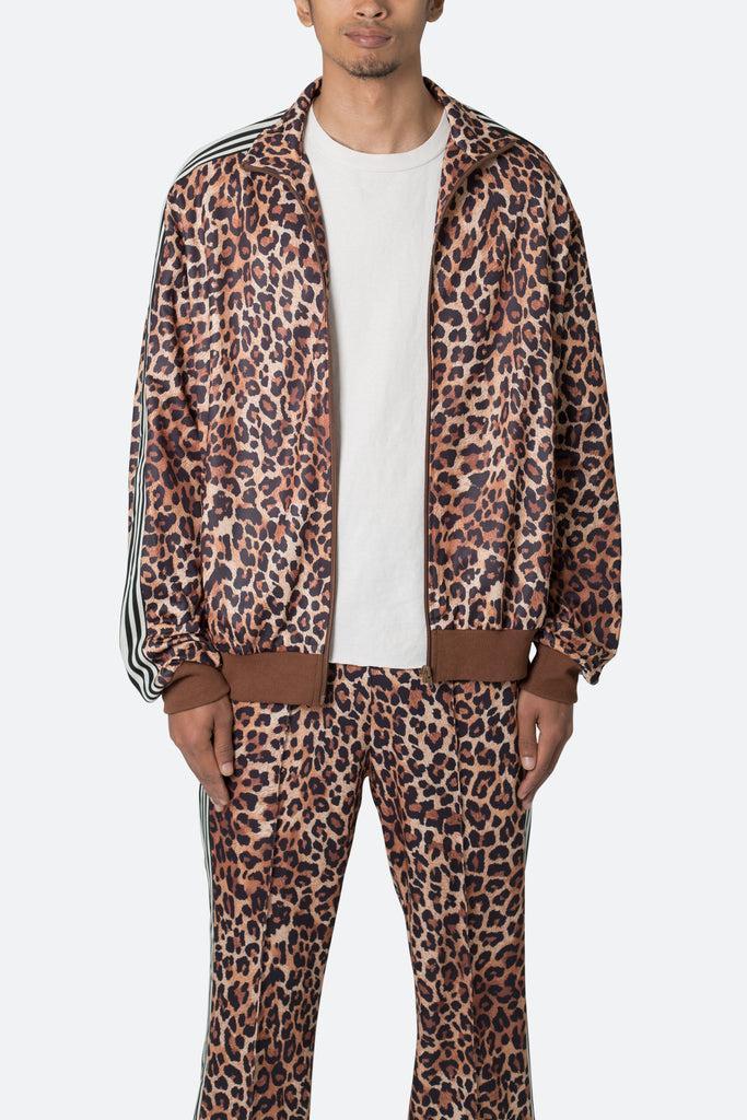 Leopard Track Jacket - Leopard Print Product Image