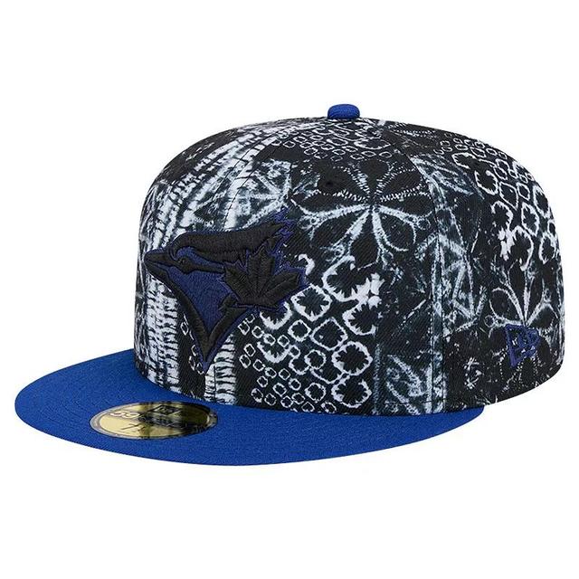 Mens New Era Black Toronto Blue Jays Sands 59FIFTY Fitted Hat Product Image