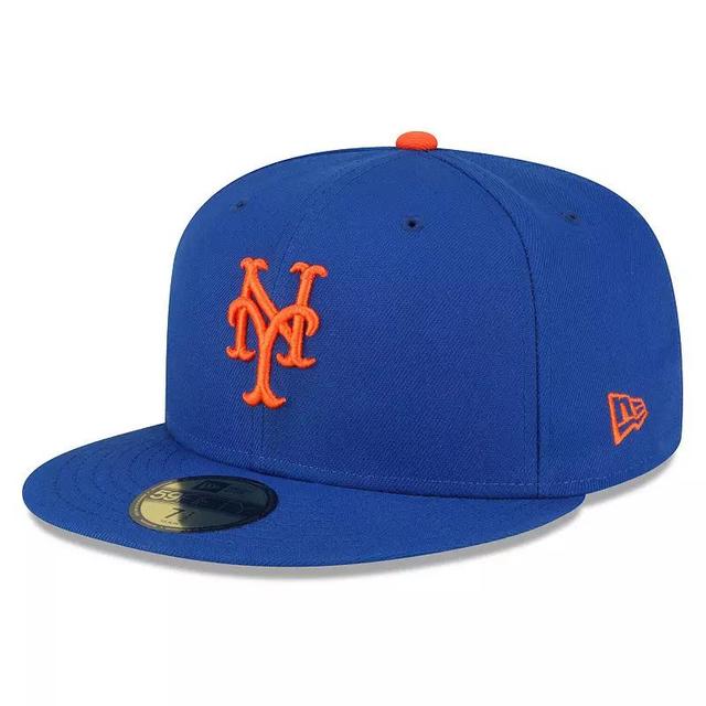 Mens New Era Royal New York Mets Authentic Collection Replica 59FIFTY Fitted Hat Product Image