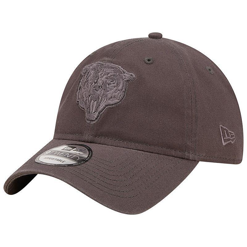 Men's New Era Graphite Chicago Bears Core Classic 2.0 Tonal 9TWENTY Adjustable Hat Product Image