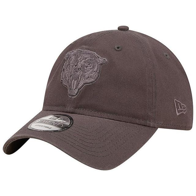 Mens New Era Graphite Chicago Bears Core Classic 2.0 Tonal 9TWENTY Adjustable Hat Product Image