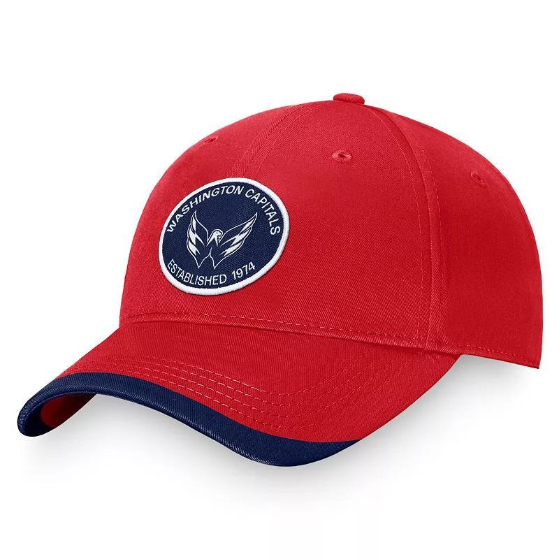 Mens Fanatics Branded Washington Capitals Fundamental Adjustable Hat Product Image