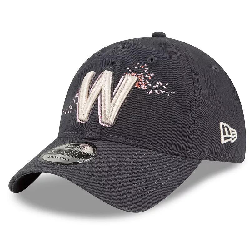 Mens New Era Graphite Washington Nationals City Connect 9TWENTY Adjustable Hat Product Image