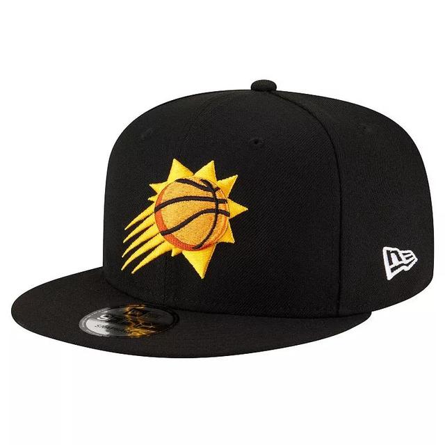 Mens New Era Black Phoenix Suns Official Team Color 9FIFTY Snapback Hat Product Image