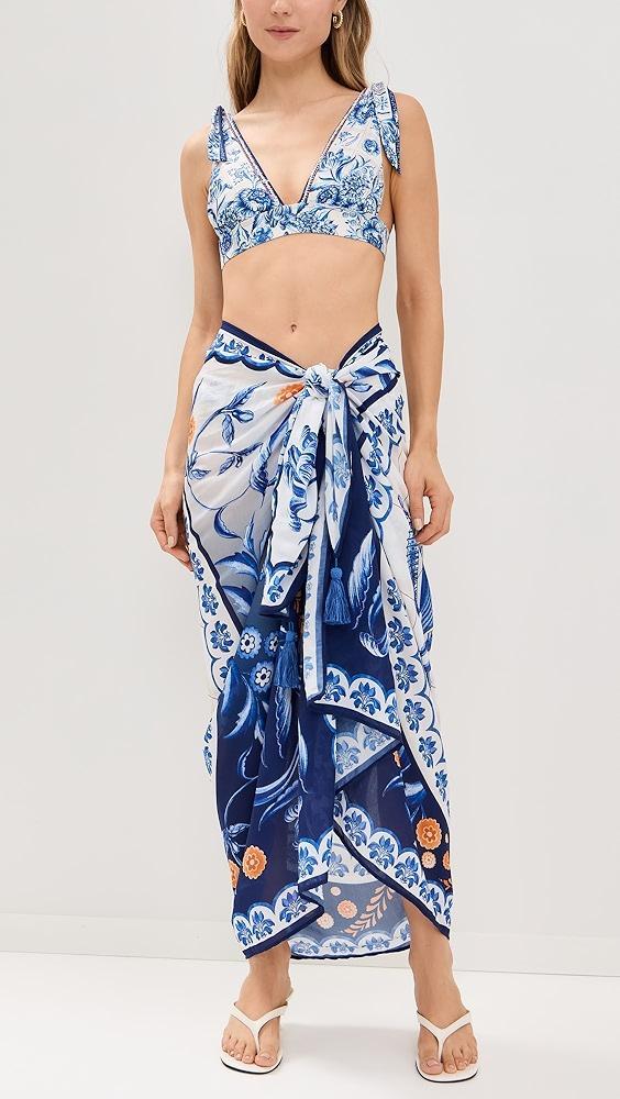 Agua Bendita Laurie Azure Top | Shopbop Product Image