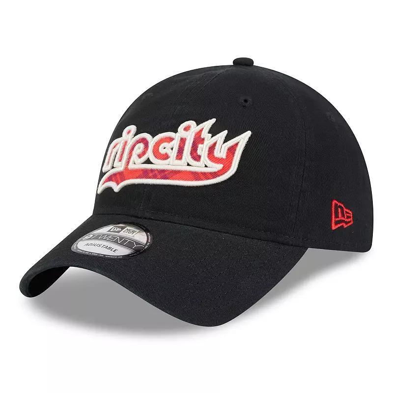 Mens New Era Portland Trail Blazers 2023/24 City Edition 9TWENTY Adjustable Hat Product Image