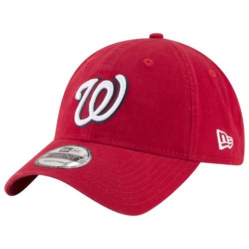 New Era Mens Washington Nationals New Era Nationals Game Cap - Mens Red/White Product Image