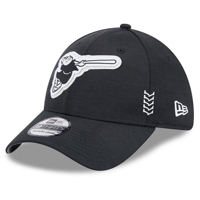 Mens New Era Black San Diego Padres 2024 Clubhouse 39THIRTY Flex Fit Hat Product Image