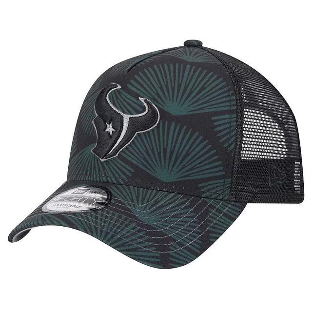 Mens New Era Houston Texans Agave Trucker 9FORTY Adjustable Hat Product Image