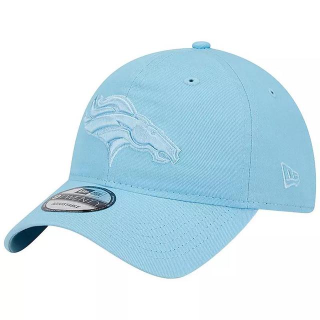 Mens New Era Blue Denver Broncos Core Classic 2.0 Brights 9TWENTY Adjustable Hat Product Image