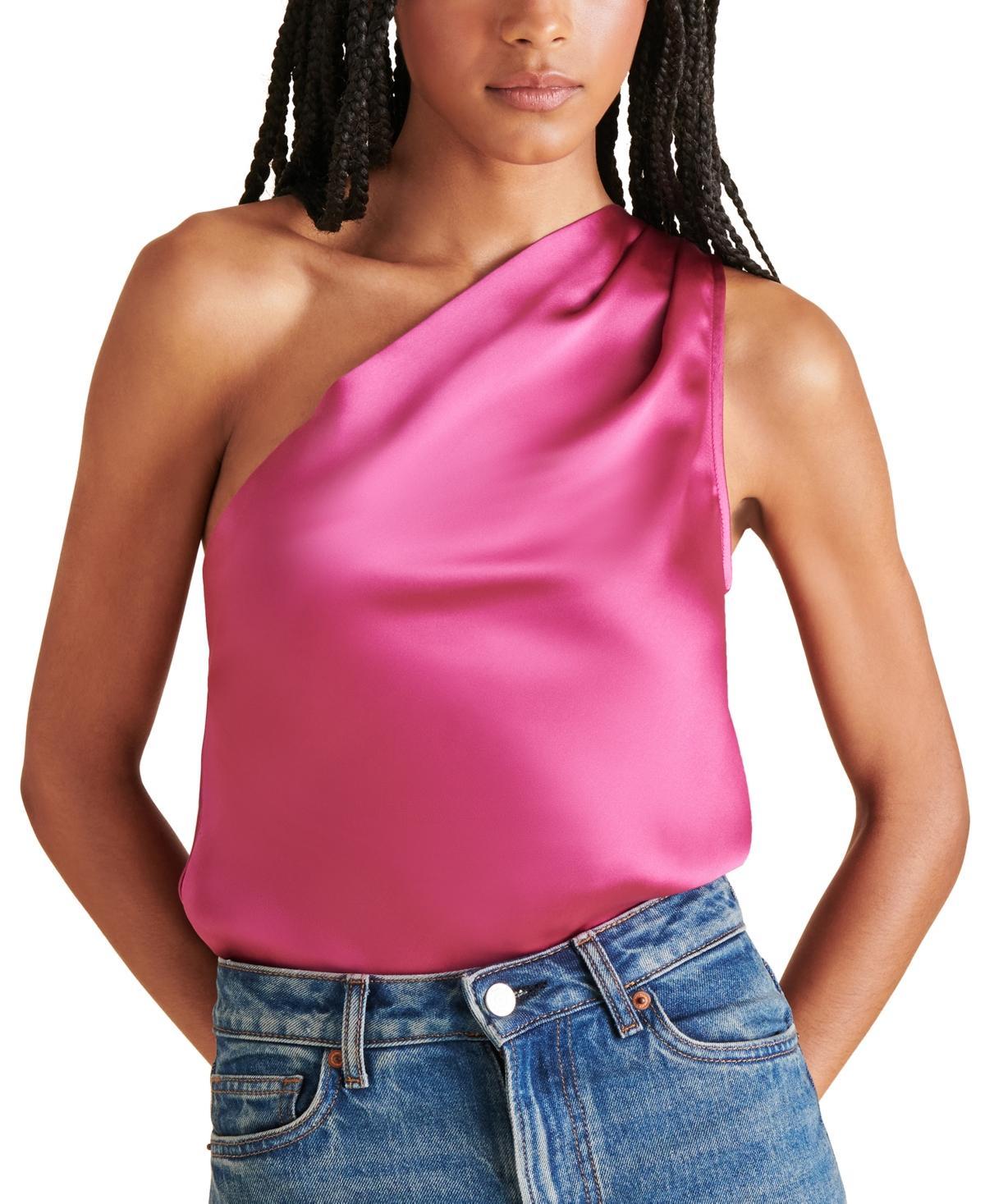 Steve Madden Womens Sapphire One-Shoulder Bodysuit Product Image