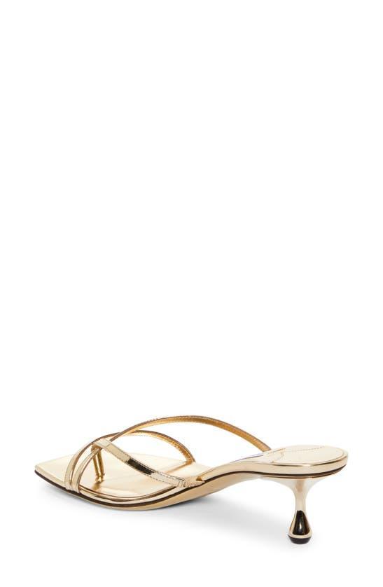 JIMMY CHOO Etana 50mm Sandals In Gold Product Image