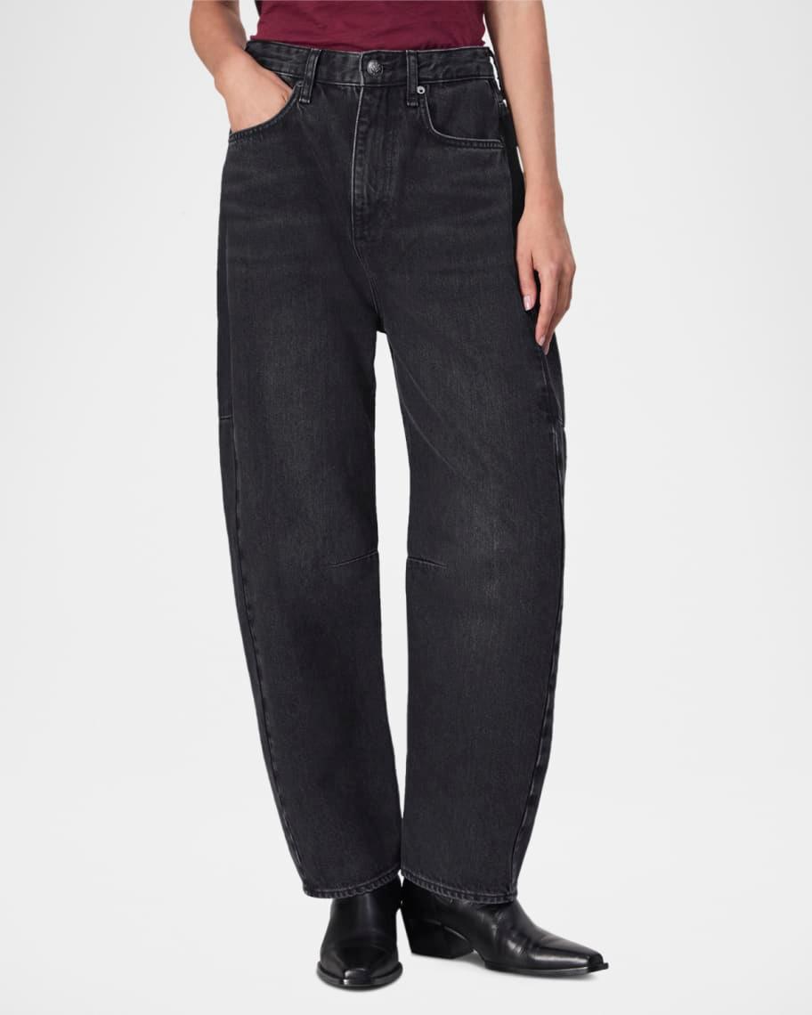 Charlie High-Rise Barrel Jeans Product Image