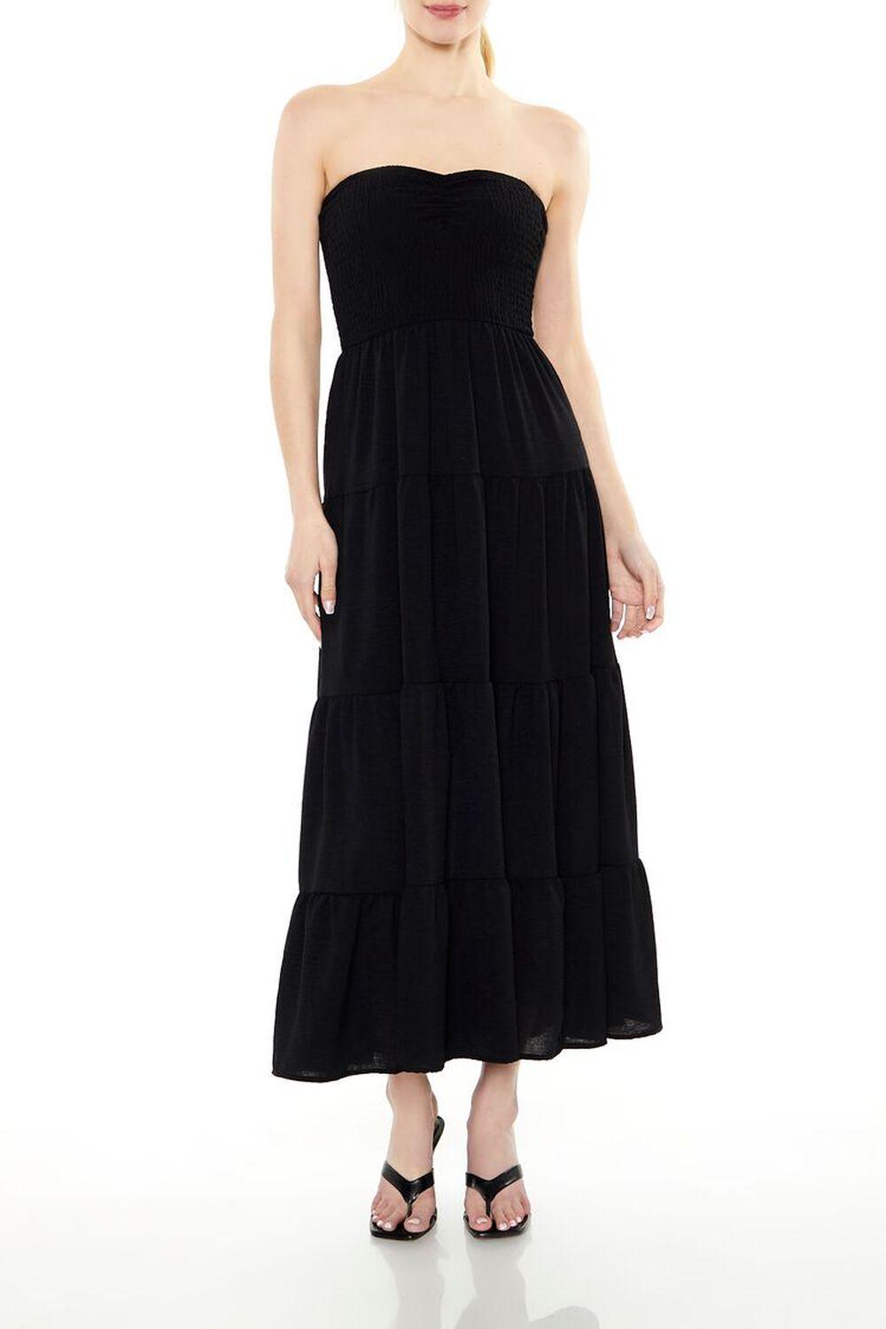 Strapless Tiered Maxi Dress | Forever 21 Product Image