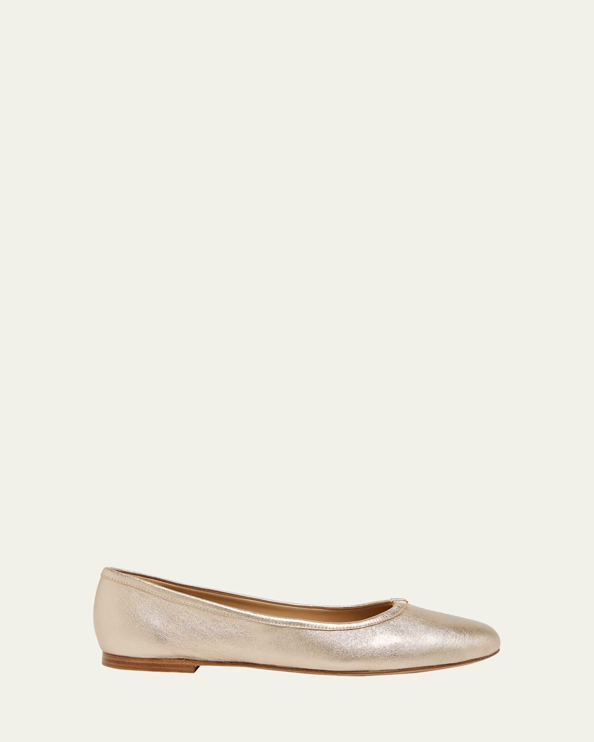 Marcie Metallic Ballerina Flats Product Image