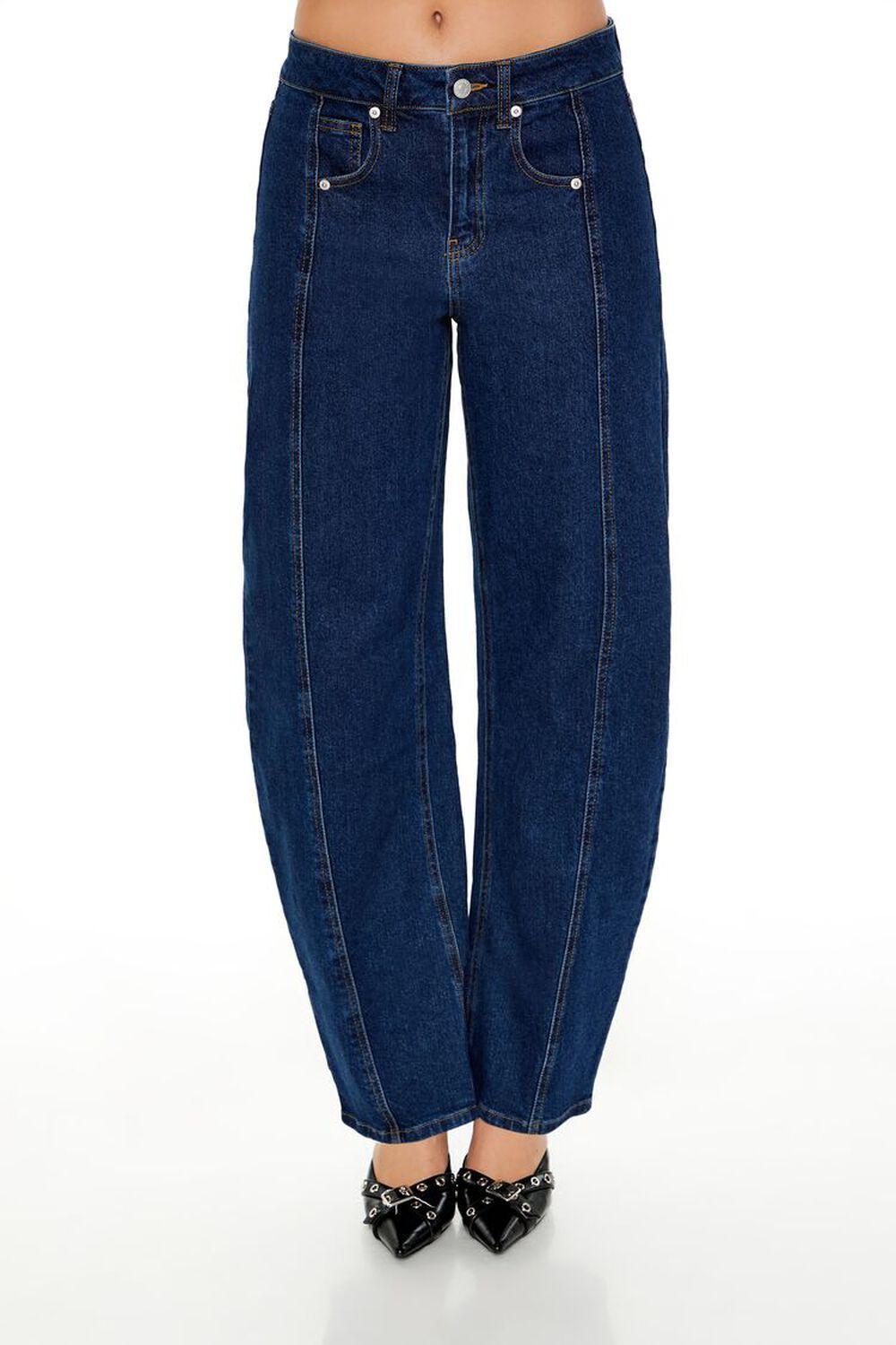 High-Rise Baggy Barrel Jeans | Forever 21 Product Image