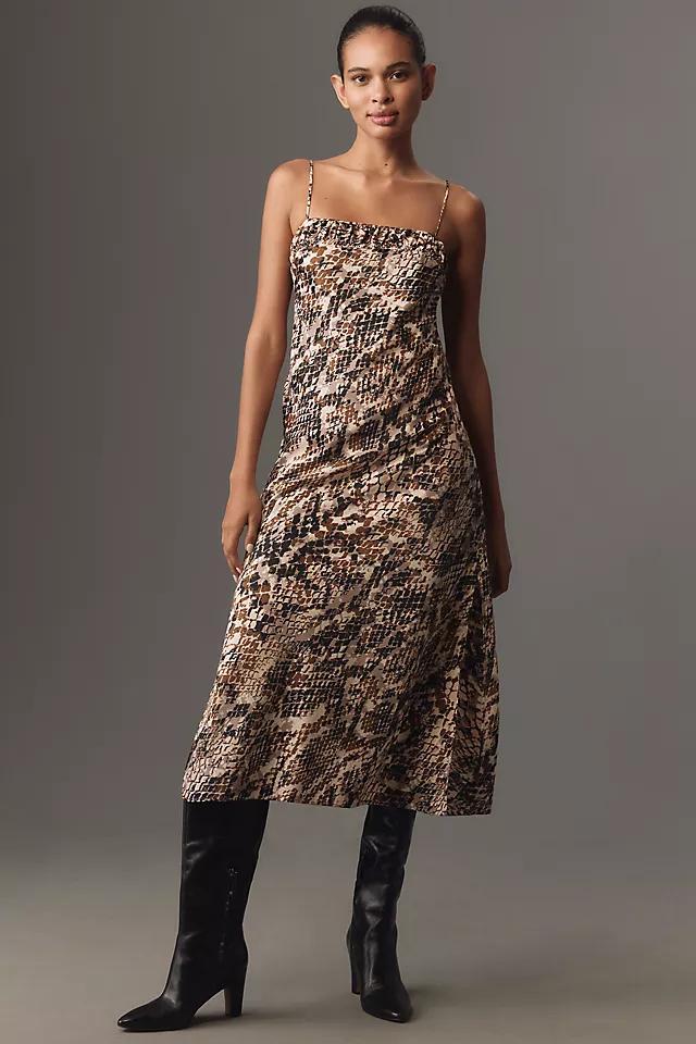 By Anthropologie Square-Neck Slip Dress product image