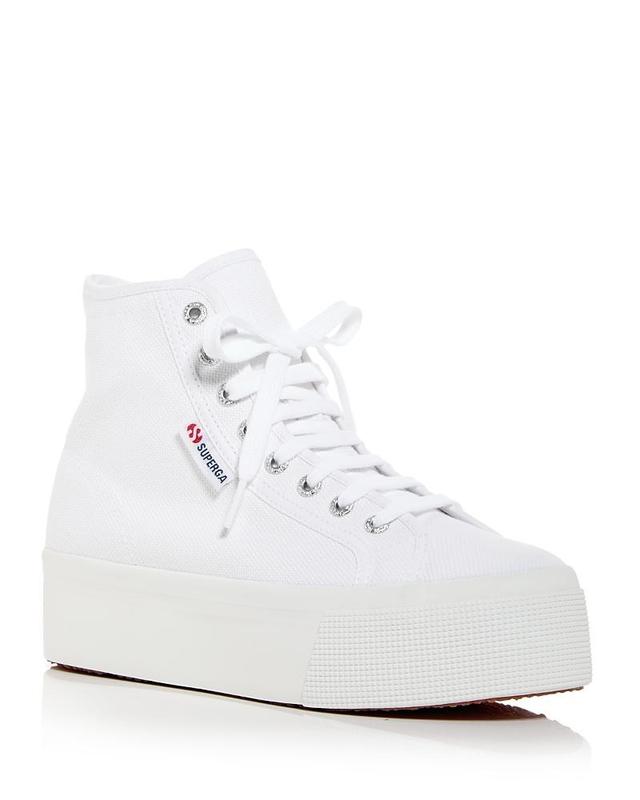 Superga 2708 Hi Top (White 2) Women's Shoes Product Image