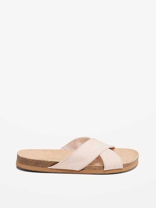 Cross-Strap Cork Sandals Product Image