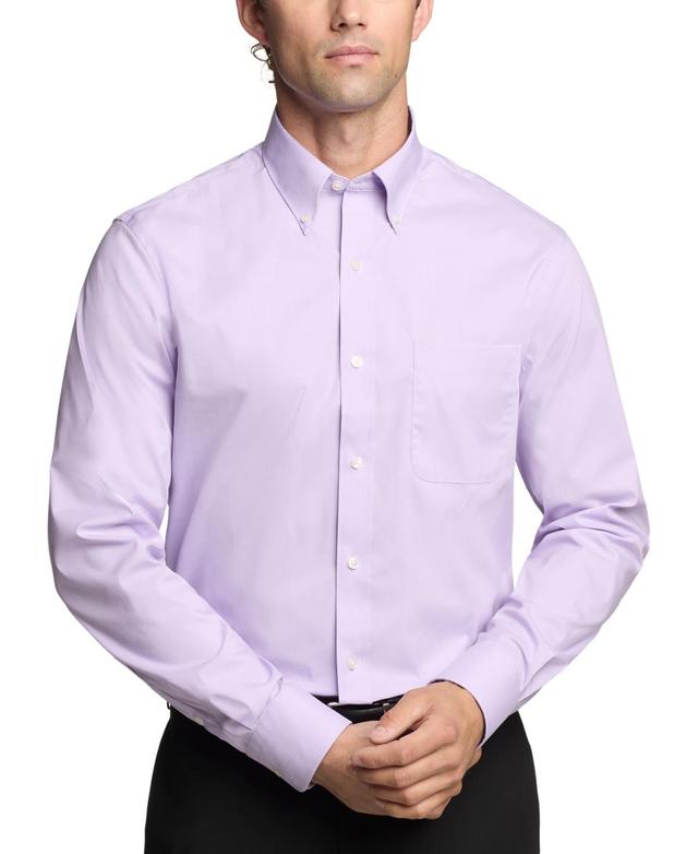 Tommy Hilfiger Mens Regular Fit Wrinkle Resistant Stretch Dress Shirt Product Image