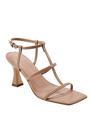 Marc Fisher Ltd. Womens Dennie Square Toe Strappy Mid Heel Sandals Product Image