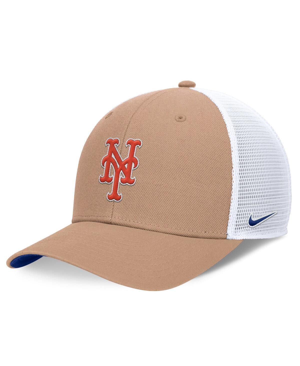 Nike Mens New York Mets Khaki Trucker Adjustable Hat Product Image