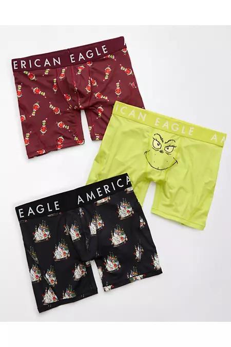 AEO Mens Holiday 6 Flex Boxer Brief 3-Pack Men's Product Image