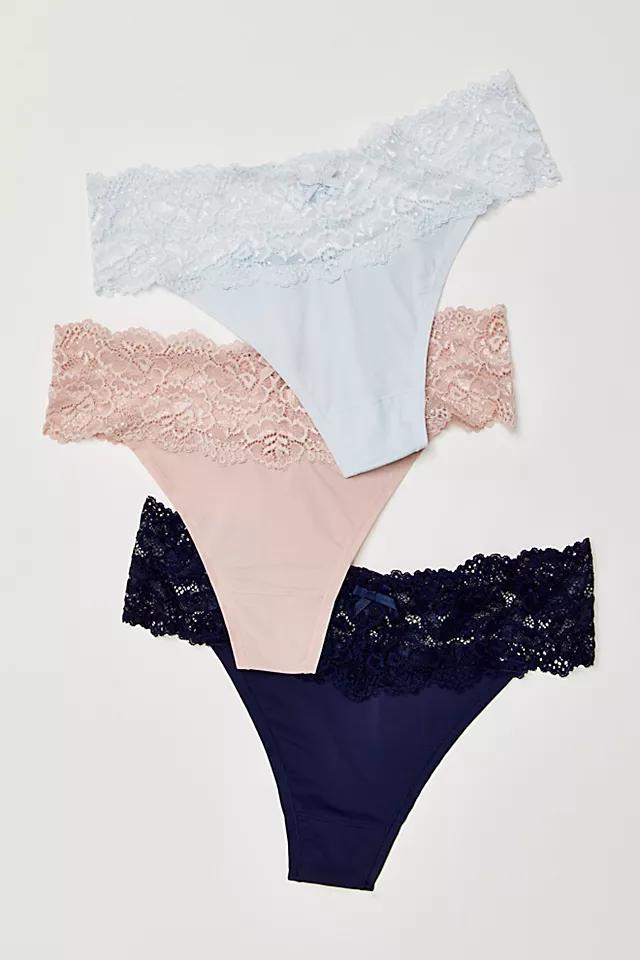 Goddess Lace Thong 3 Pack Product Image