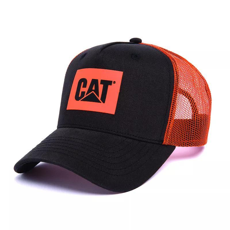 Mens Caterpillar Cat Logo 5-Panel Trucker Cap Product Image