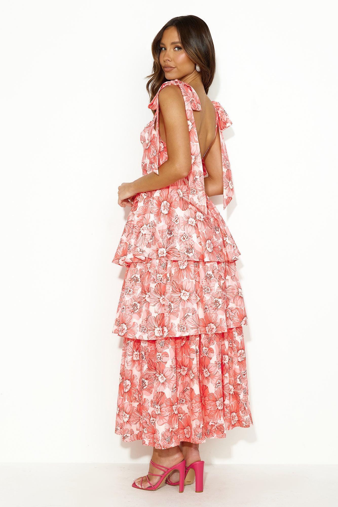 You're Mine Maxi Dress Pink Product Image