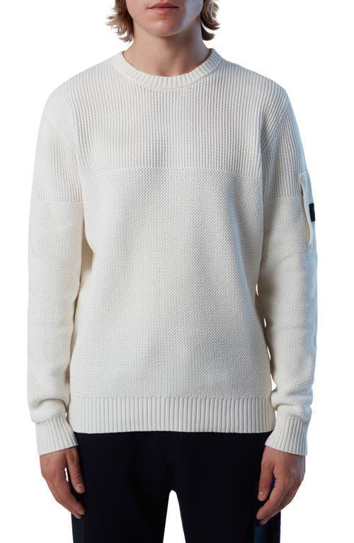 NORTH SAILS Mixed Stitch Cotton & Wool Sweater Product Image