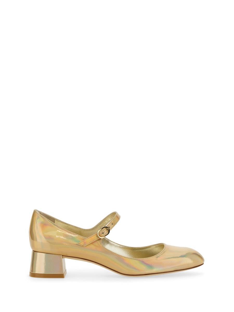 Sandalias - Mary Jane In Gold Product Image